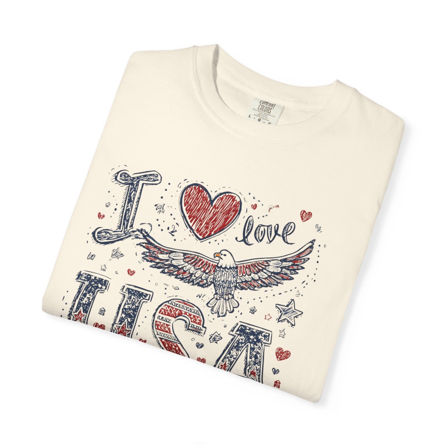 July 4th 250 anniversary i love usa eagle shirt independence day celebration