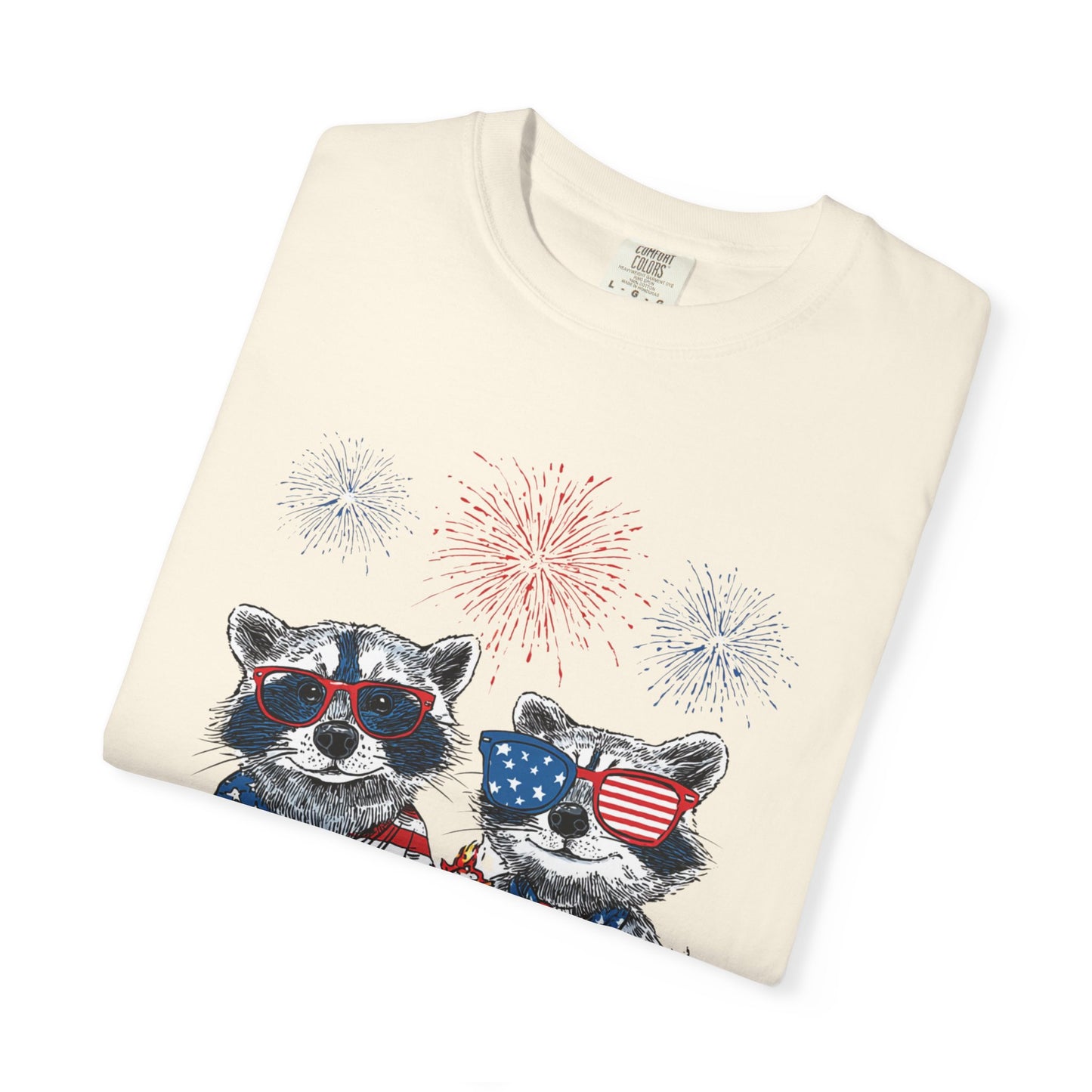 July 4th 250th celebration shirt raccoon celebration for independence day .