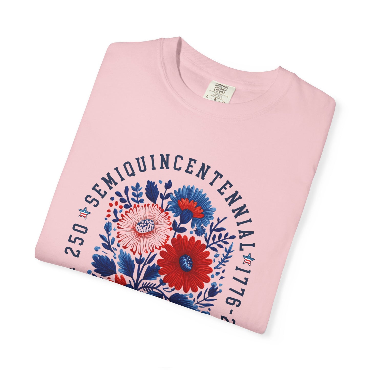 USA july 4th 250 semi quincentennial wild flower shirt