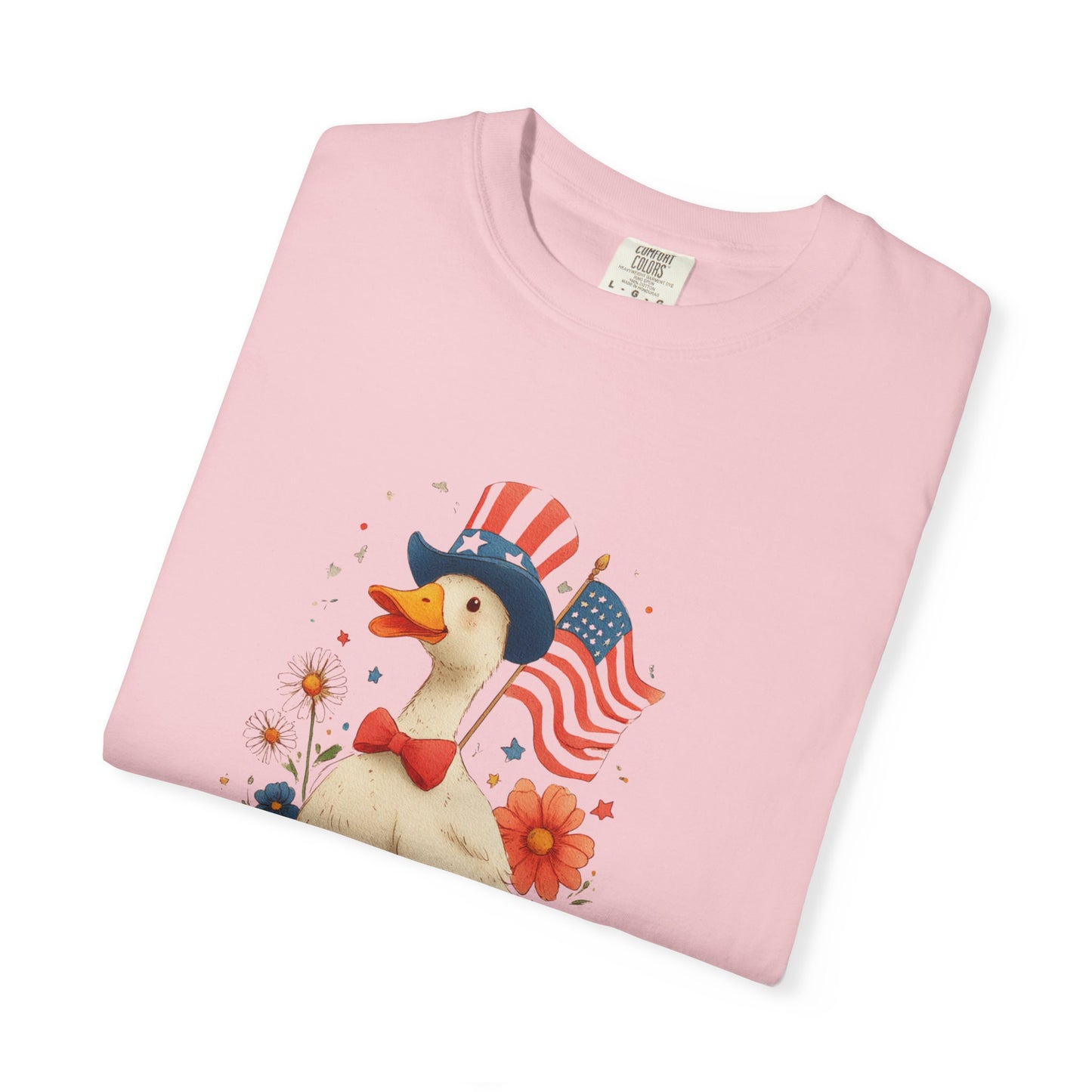 July 4th 250th celebration shirt silly goose flag shirt for independence day.