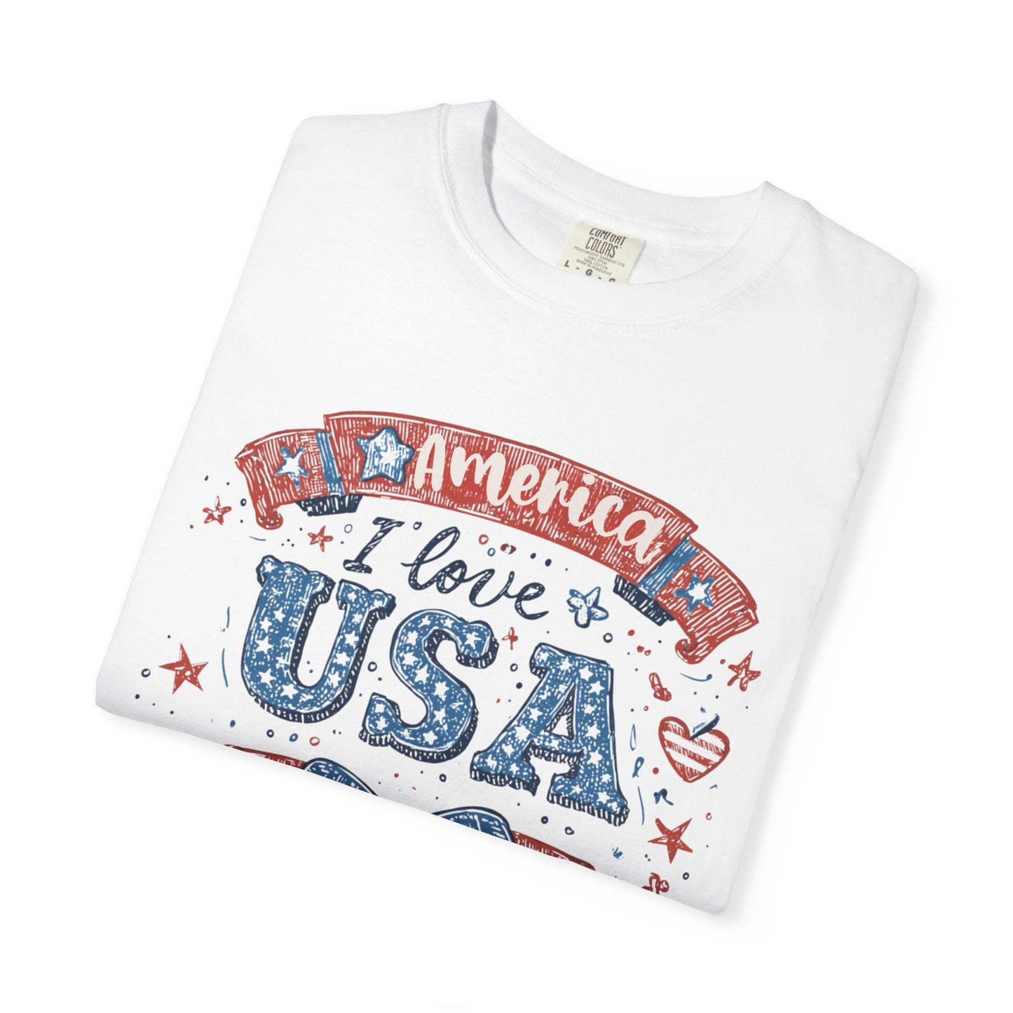 July 4th 250th celebration shirt with flag coquette bow for independence day.