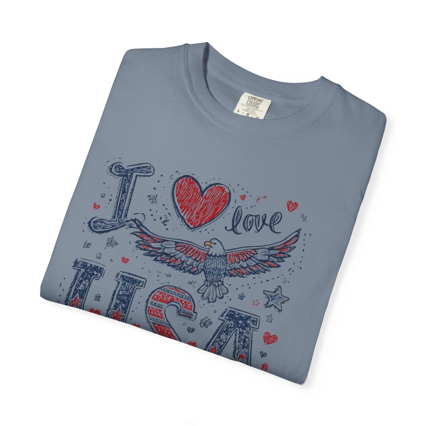 July 4th 250 anniversary i love usa eagle shirt independence day celebration