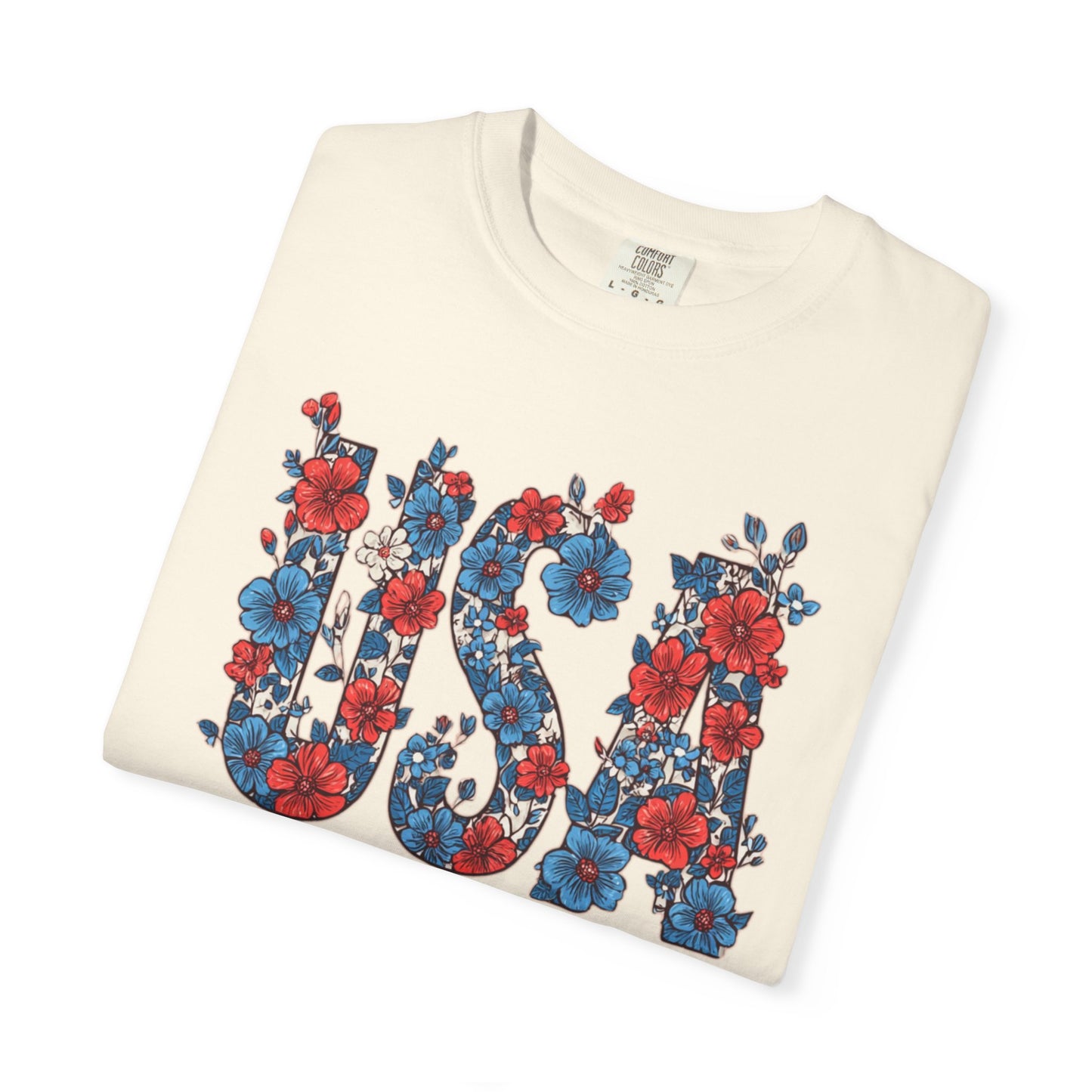 July 4th 250 anniversary USA flower shirt independence day celebration