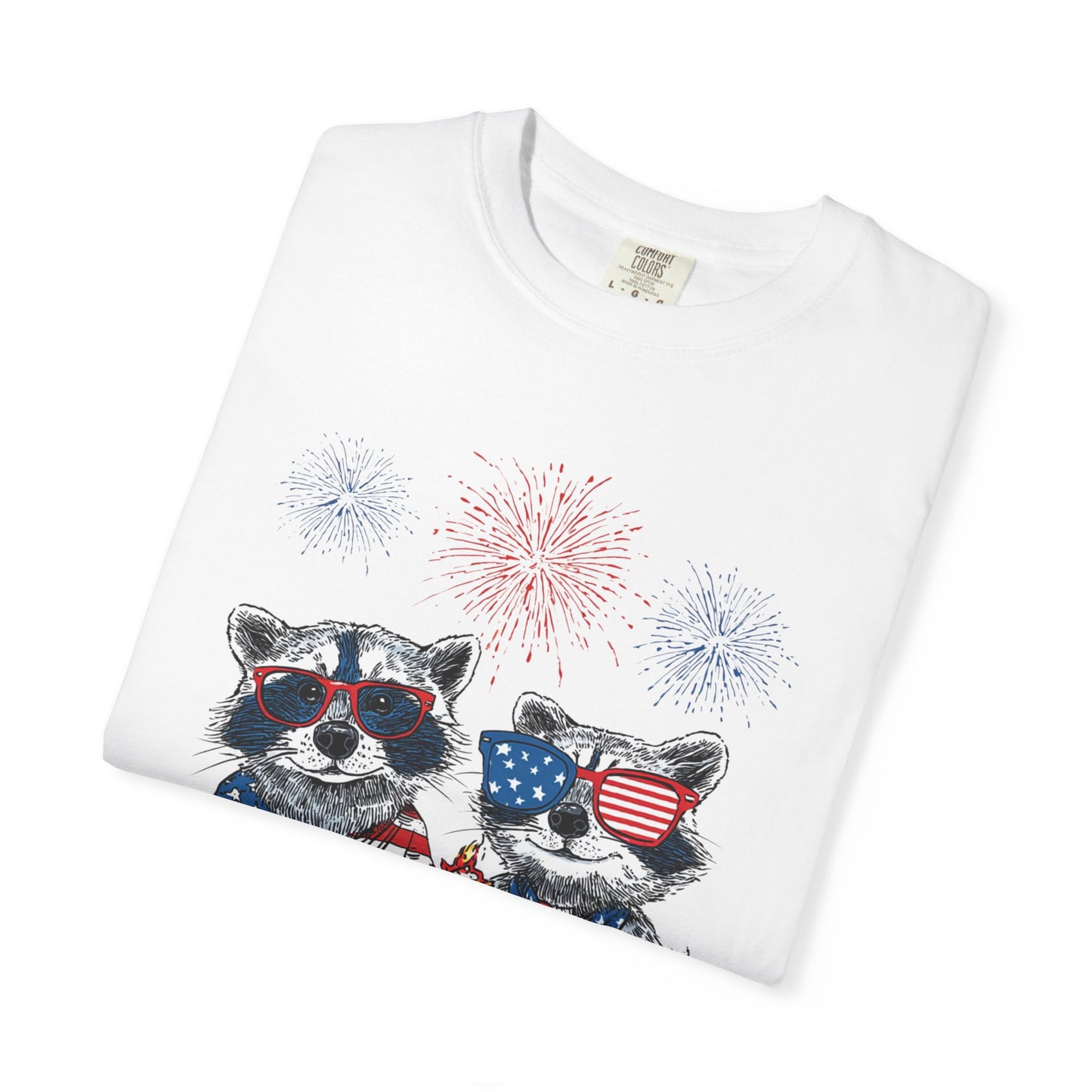 July 4th 250th celebration shirt raccoon celebration for independence day .