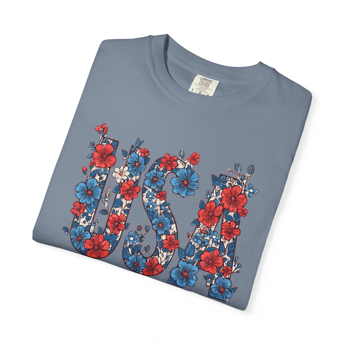 July 4th 250 anniversary USA flower shirt independence day celebration