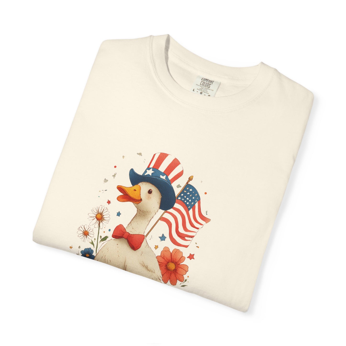 July 4th 250th celebration shirt silly goose flag shirt for independence day.