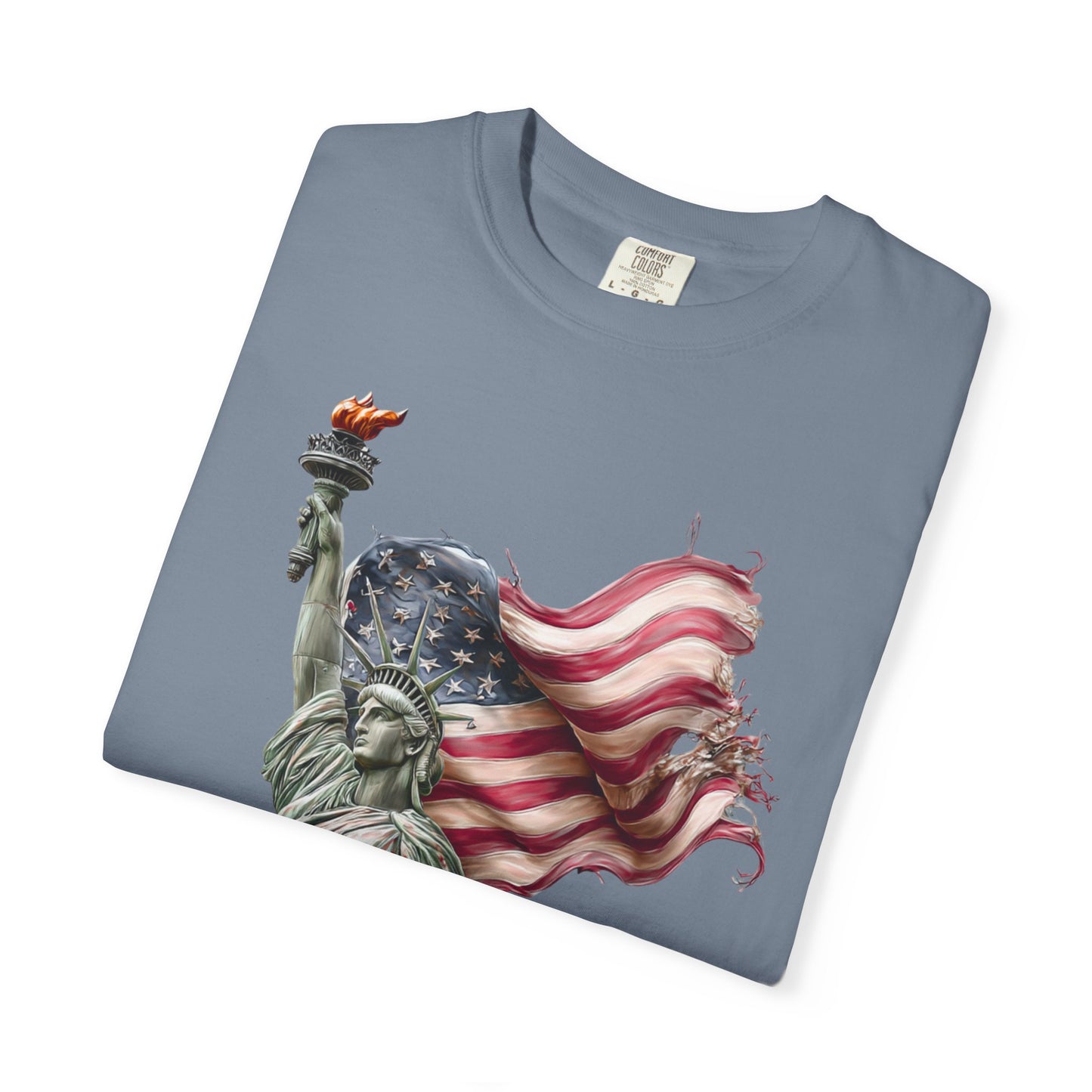 July 4th 250th celebration shirt statute of liberty for independence day.