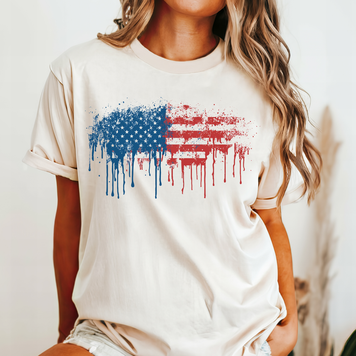 July 4th 250th celebration shirt with flag for independence day celebration