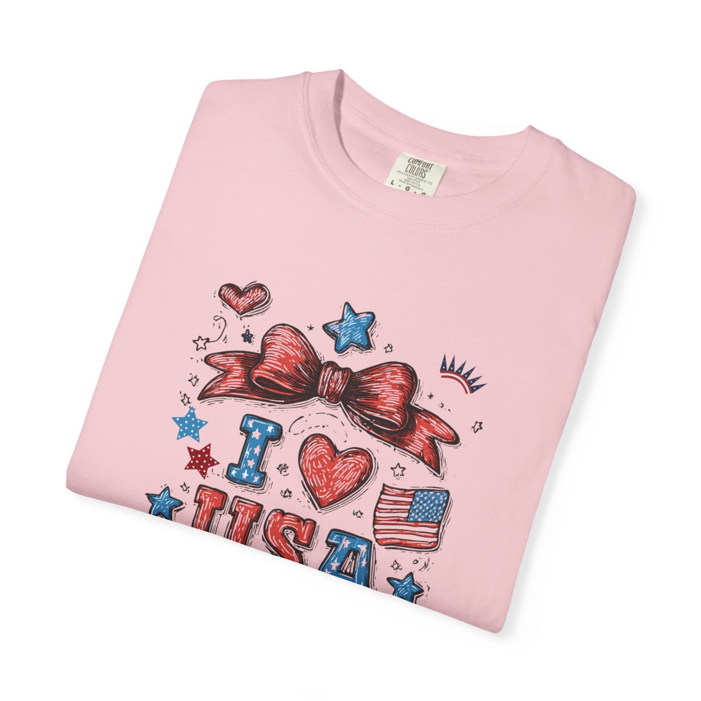 July 4th 250 anniversary i love USA shirt independence day fireworks celebration