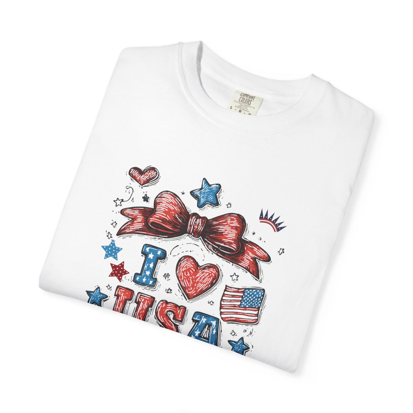 July 4th 250 anniversary i love USA shirt independence day fireworks celebration