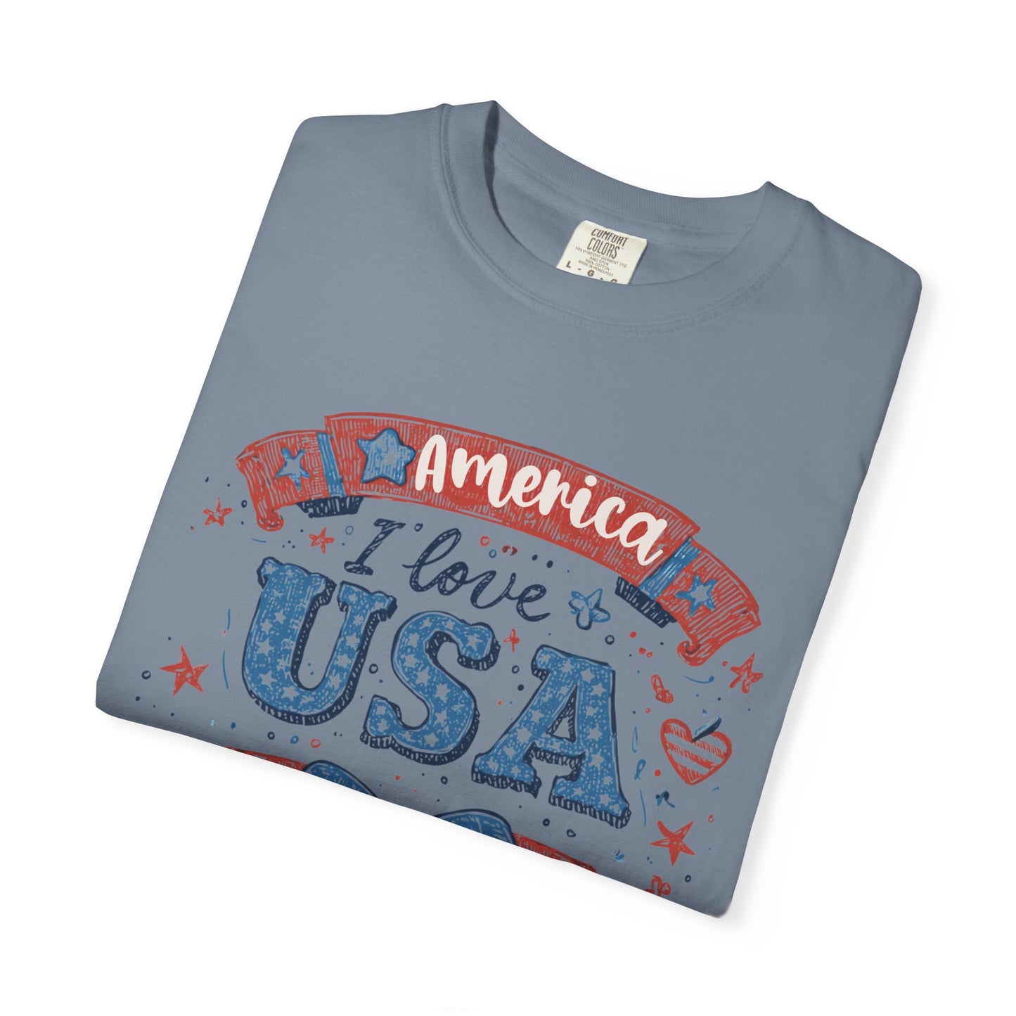 July 4th 250th celebration shirt with flag coquette bow for independence day.