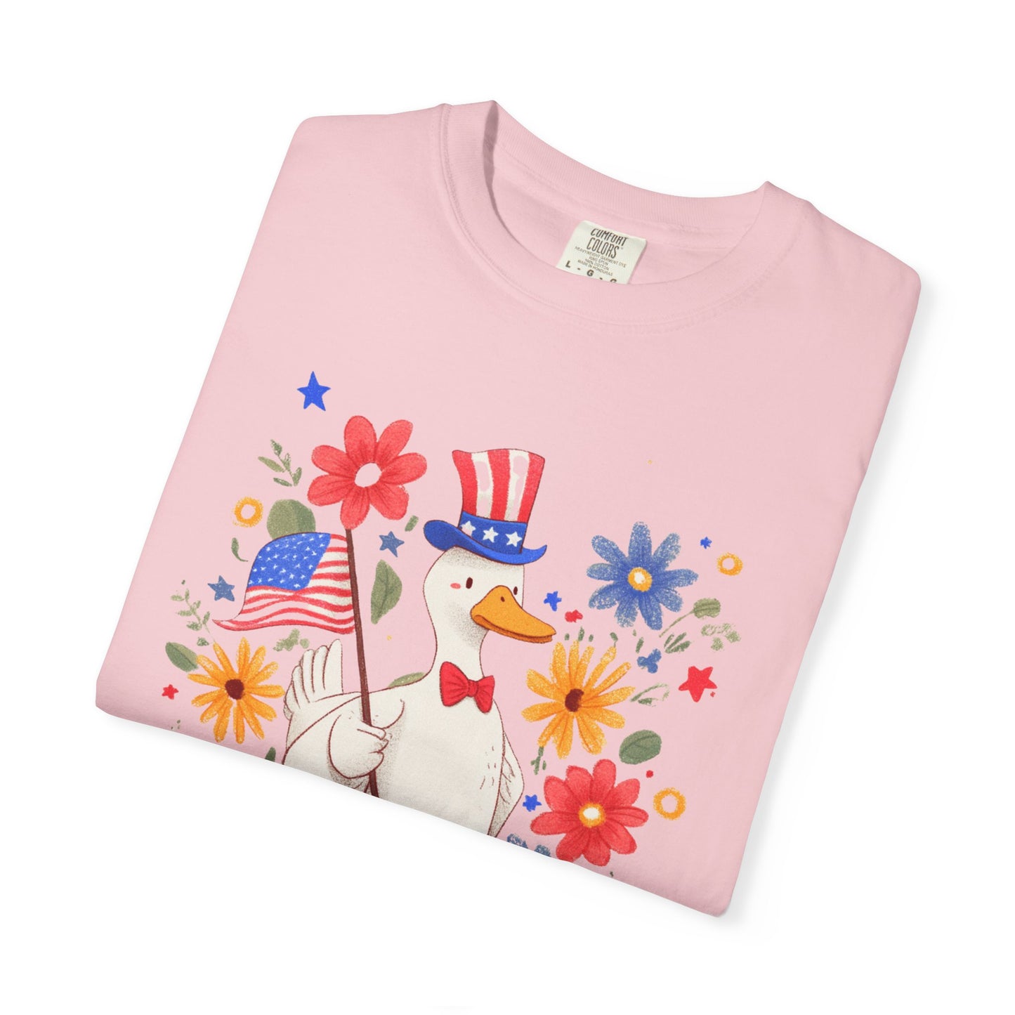 July 4th 250 anniversary silly patriotic duck shirt independence day celebration