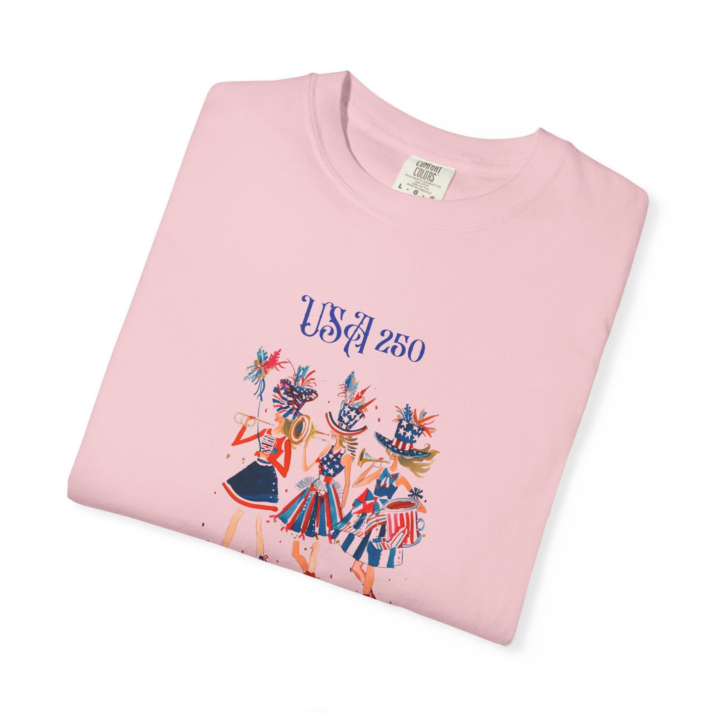 July 4th feminist shirt america 250 celebration girls just wanna have fundamental rights