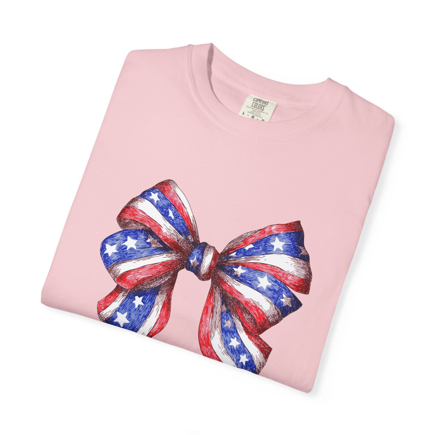 independence day shirt with coquette bow july 4th 250 celebration shirt