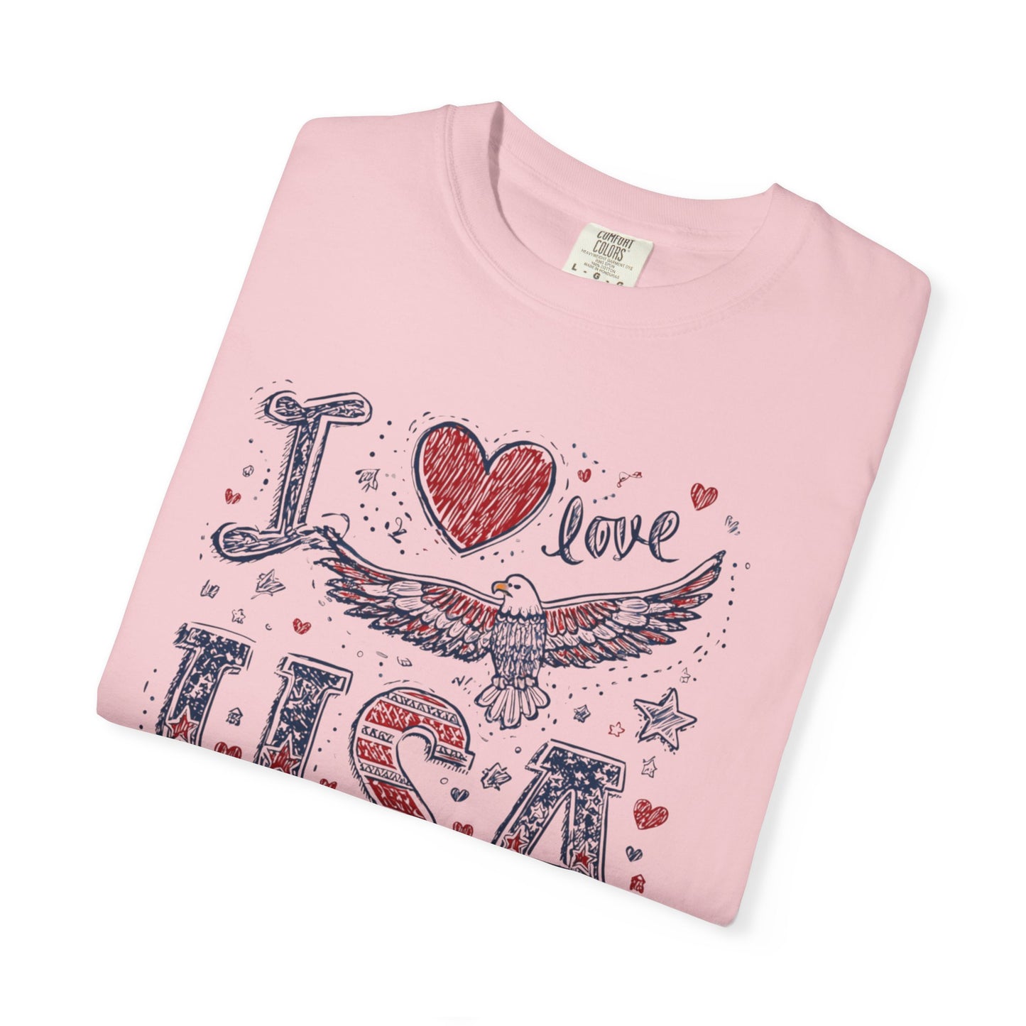 July 4th 250 anniversary i love usa eagle shirt independence day celebration
