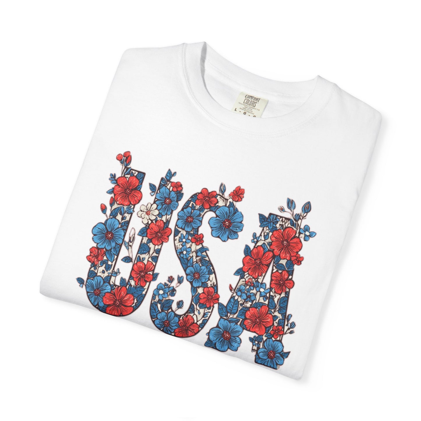 July 4th 250 anniversary USA flower shirt independence day celebration