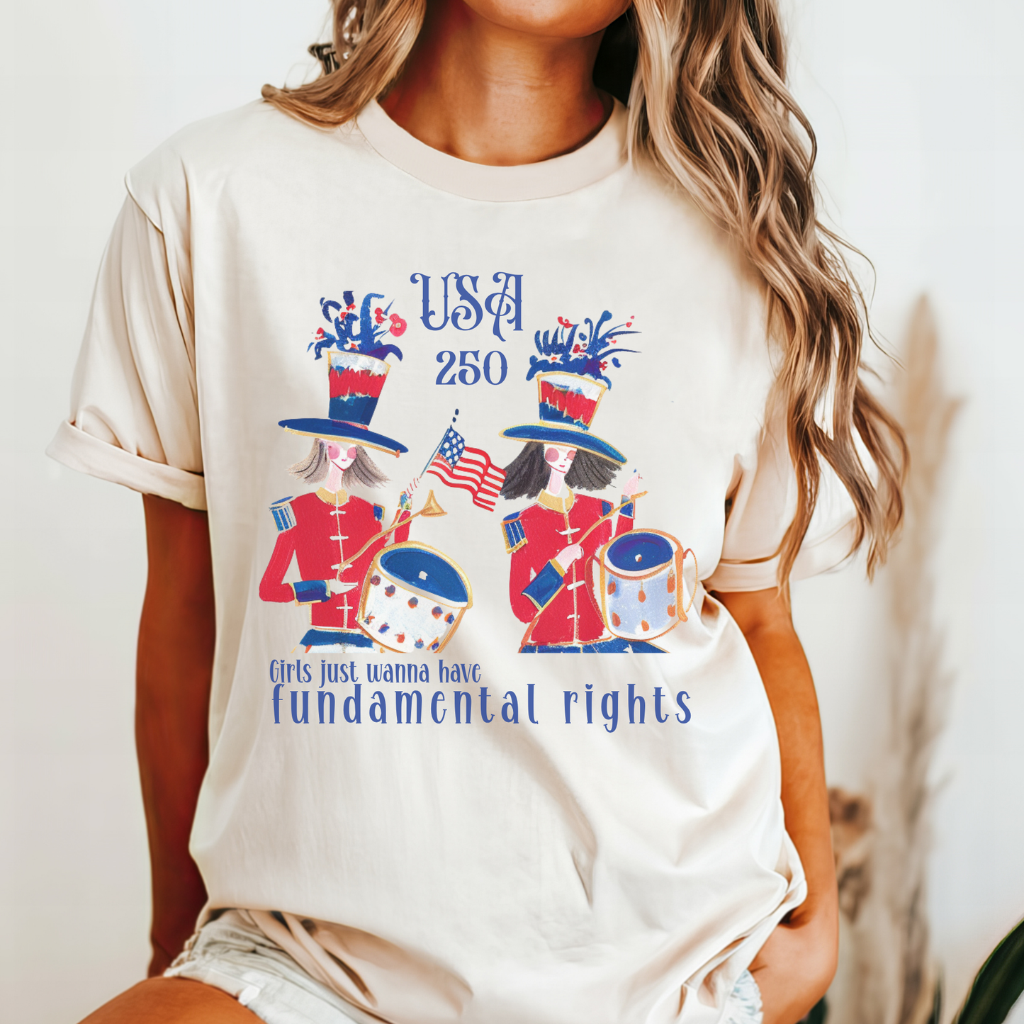 July 4th USA 250 anniversary Girls just wanna have fundamental rights